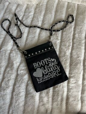 Cowgirl Crossbody Boots and Bling